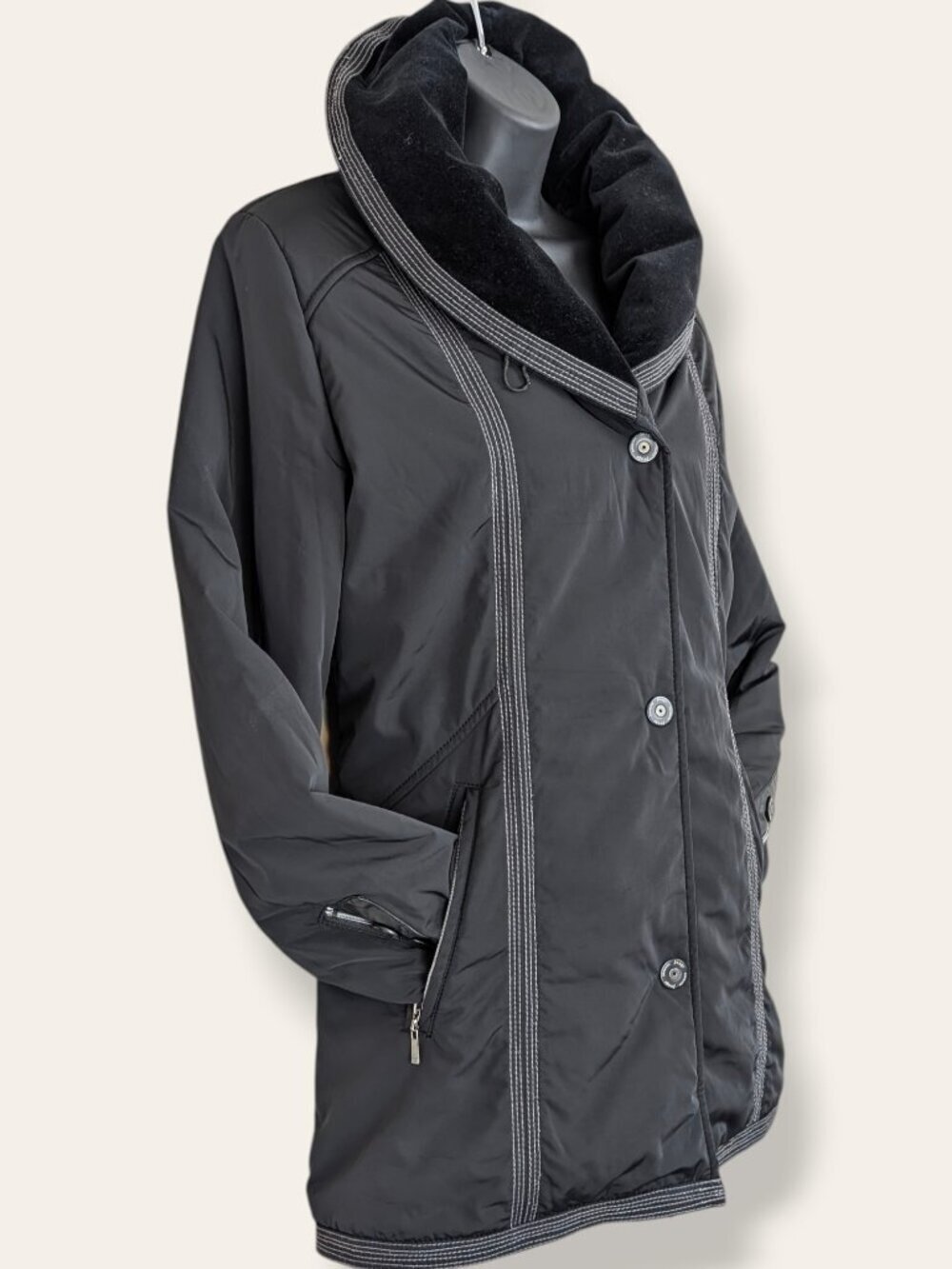 Junge Danmark Black Insulated Tech Coat - Picture 2 of 13